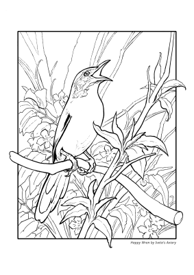 Happy-wren-coloring-page_by_ivetas-aviary